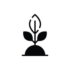 Ecology icon. Suitable for Web Page, Mobile App, UI, UX and GUI design.