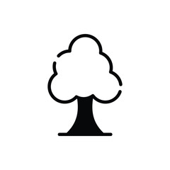 Tree icon. Suitable for Web Page, Mobile App, UI, UX and GUI design.