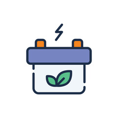 Battery icon. Suitable for Web Page, Mobile App, UI, UX and GUI design.