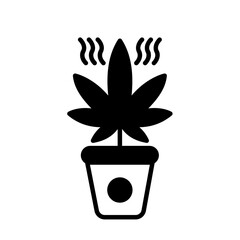 Cannabis Vector Icon

