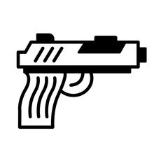 Gun Vector Icon

