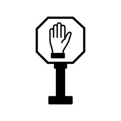 Fototapeta premium Stop sign Vector Icon
