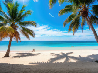 palm tree on the beach