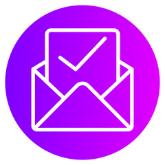 mail gradient icon