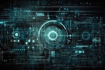 Obraz premium computer screen locked with a password protection mechanism. Generative AI