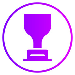 trophy gradient icon