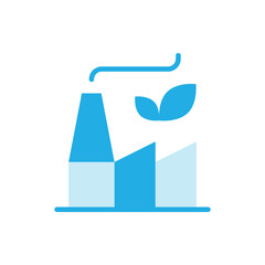 Factory icon. Suitable for Web Page, Mobile App, UI, UX and GUI design.