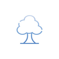 Tree icon. Suitable for Web Page, Mobile App, UI, UX and GUI design.