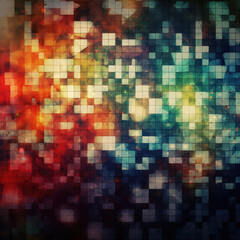 abstract background with squares created with generative AI