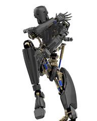 super robot is dancing