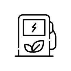Eco Fuel icon. Suitable for Web Page, Mobile App, UI, UX and GUI design.