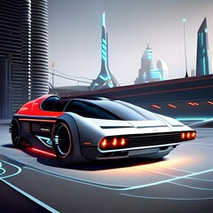 Obraz premium AI-Created Supercar Icons: A Celebration of Automotive Mastery