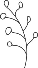 Floral doodle design  Flowers doodle