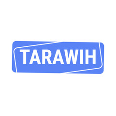 Tarawih Guide Blue Vector Callout Banner with Tips for a Fulfilling Ramadan Experience