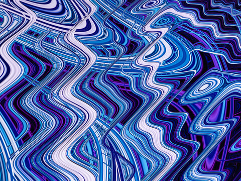 Abstract surreal fractal design