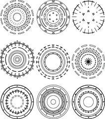minimal style circle wheels