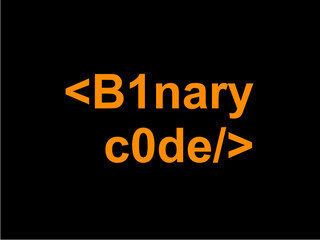 Fototapeta na wymiar Binary code
