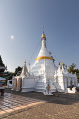 Wat Phrathat Doi Kong Mu is an ancient Thai Buddhist temple in Mae Hong Son province, It is located on Doi Kong Mu hill 1,300 m above sea level