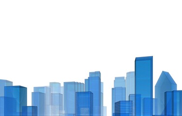 Fototapeta premium modern city skyline