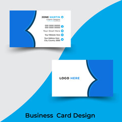 Modern Business Card. Creative and Clean Business Card Template. Vector creative business card template with triangles, squares, round, waves for business. Luxury business card design. RGB, CMYK