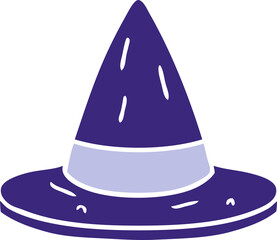 Fototapeta premium cartoon doodle of a witches hat