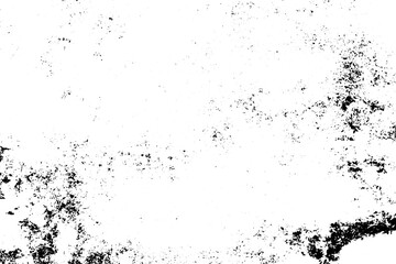 Rough black and white texture vector. Grunge distressed overlay texture. Abstract textured effect background.