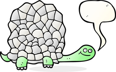 speech bubble cartoon tortoise