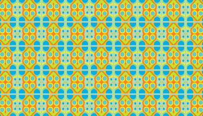 seamless pattern with circles seamless pattern with flowers background 