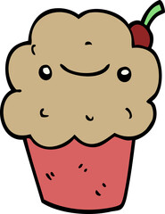 cartoon cupcake