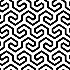 Seamless Geometric Wave Pattern