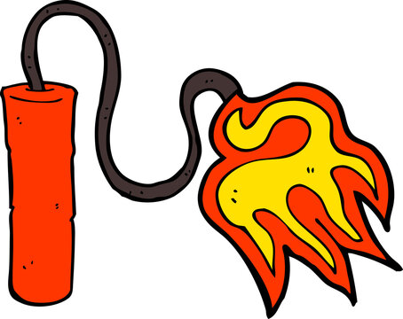 recommend clip art: cartoon dynamite burning