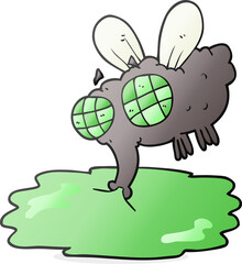 cartoon gross fly