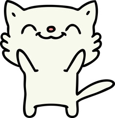happy little cat