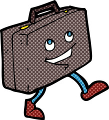 cartoon briefcase