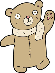 Obraz premium cute cartoon teddy bear