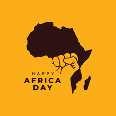 Africa day celebrations design template - obrazy, fototapety, plakaty