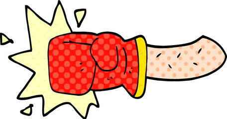 cartoon doodle punch