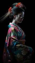 Geisha with Kimono