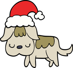 cute christmas dog
