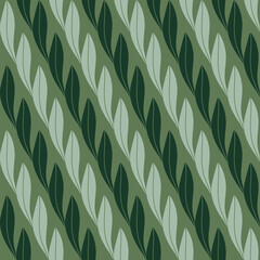 Seamless leaf pattern for packaging, background, etc.