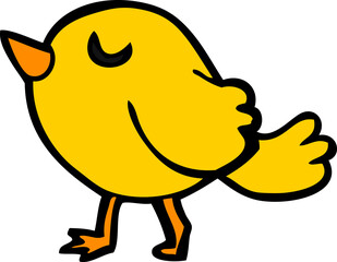 cartoon bird