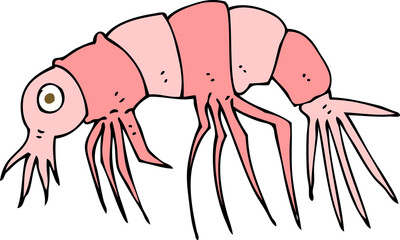 cartoon shrimp