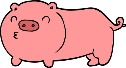 cartoon pig