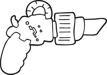 cartoon ray gun