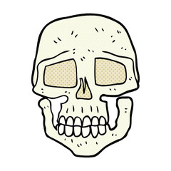 cartoon skull