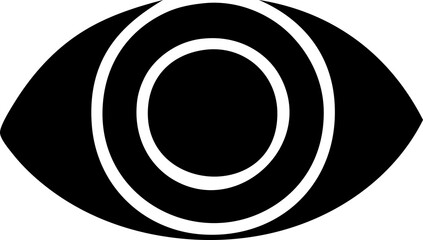 flat symbol eye