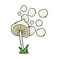 cartoon mushroom