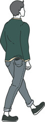 man walking