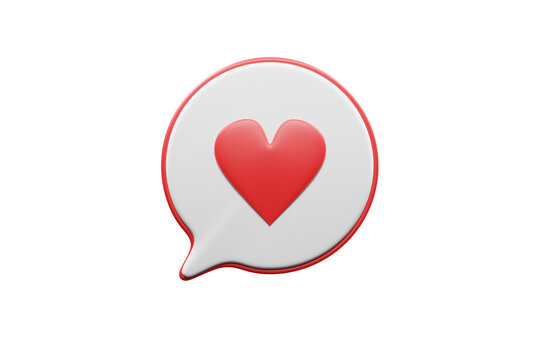 red heart, icon, YouTube, white background, icon