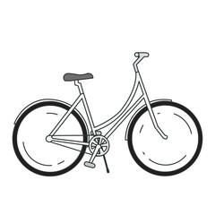 bicycle isolated on white